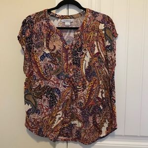 Liz Claiborne Printed Top